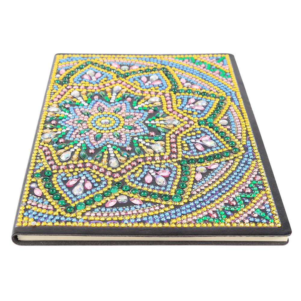 

Mandala-DIY Creative Diamond 50 Pages A5 Notebook, 501 Original