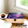 Butterfly DIY Diamond Art Wooden Storage Box with Locking Clasp Desk Organizer