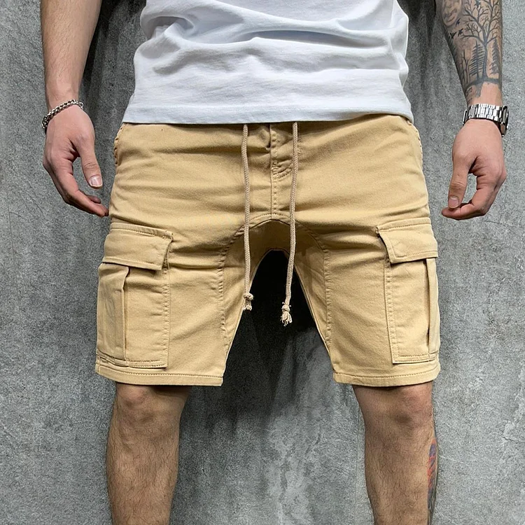 Stylish Men's Multi-Pocket Cargo Shorts