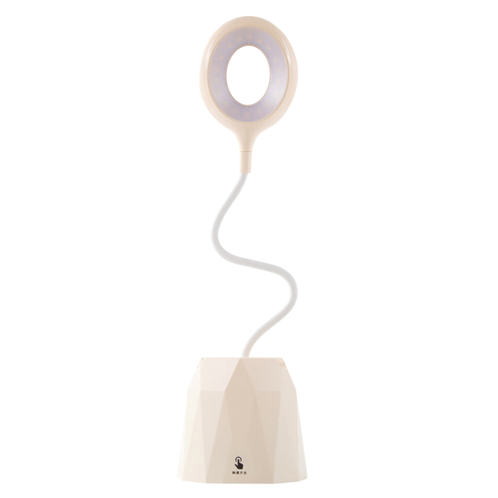 

LED Night Lights Touch USB Rechargeable Eye Protection Table Reading Lamp, White, 501 Original