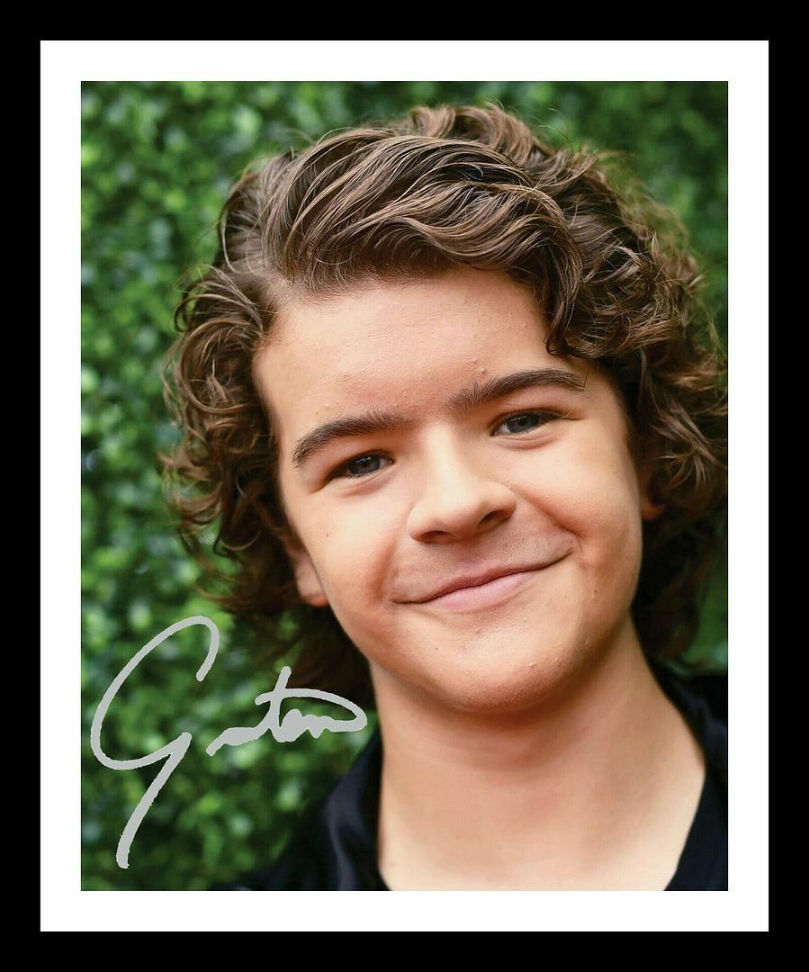 Gaten Matarazzo Autograph Signed & Framed Photo Poster painting