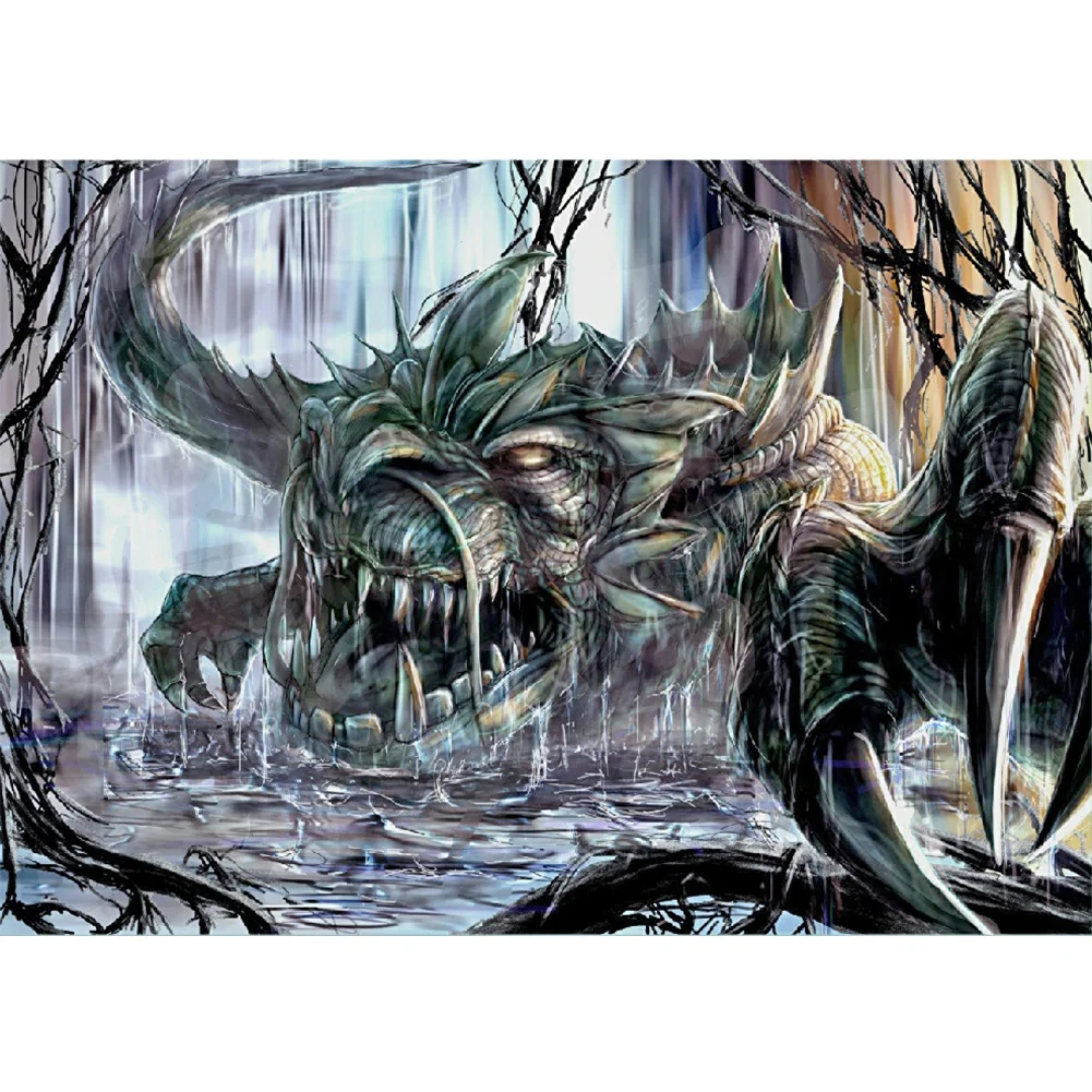 Flood Dragon  Diamond Painting – Diamondpaintingpro