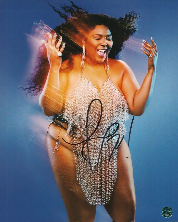 LIZZO Autographed Original 8x10 Photo Poster painting LOA TTM