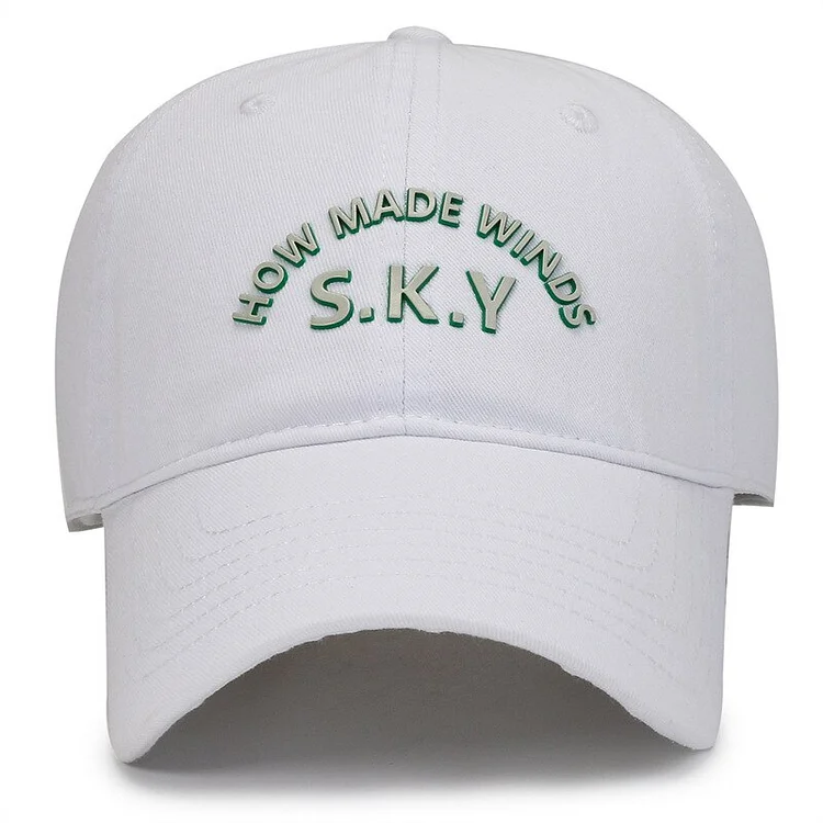 Solid Letter Embroidery Men Women Baseball Hat Adjustable Girls Baseball Caps Outdoor Sunscreen Hiking Teens Baseball Hats