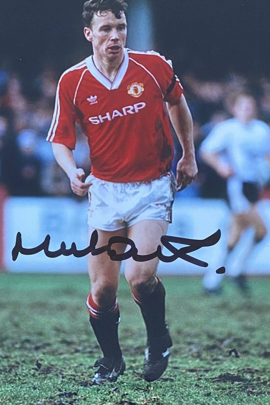 Mike Duxbury Genuine Hand Signed Manchester United 6X4 Photo Poster painting 4