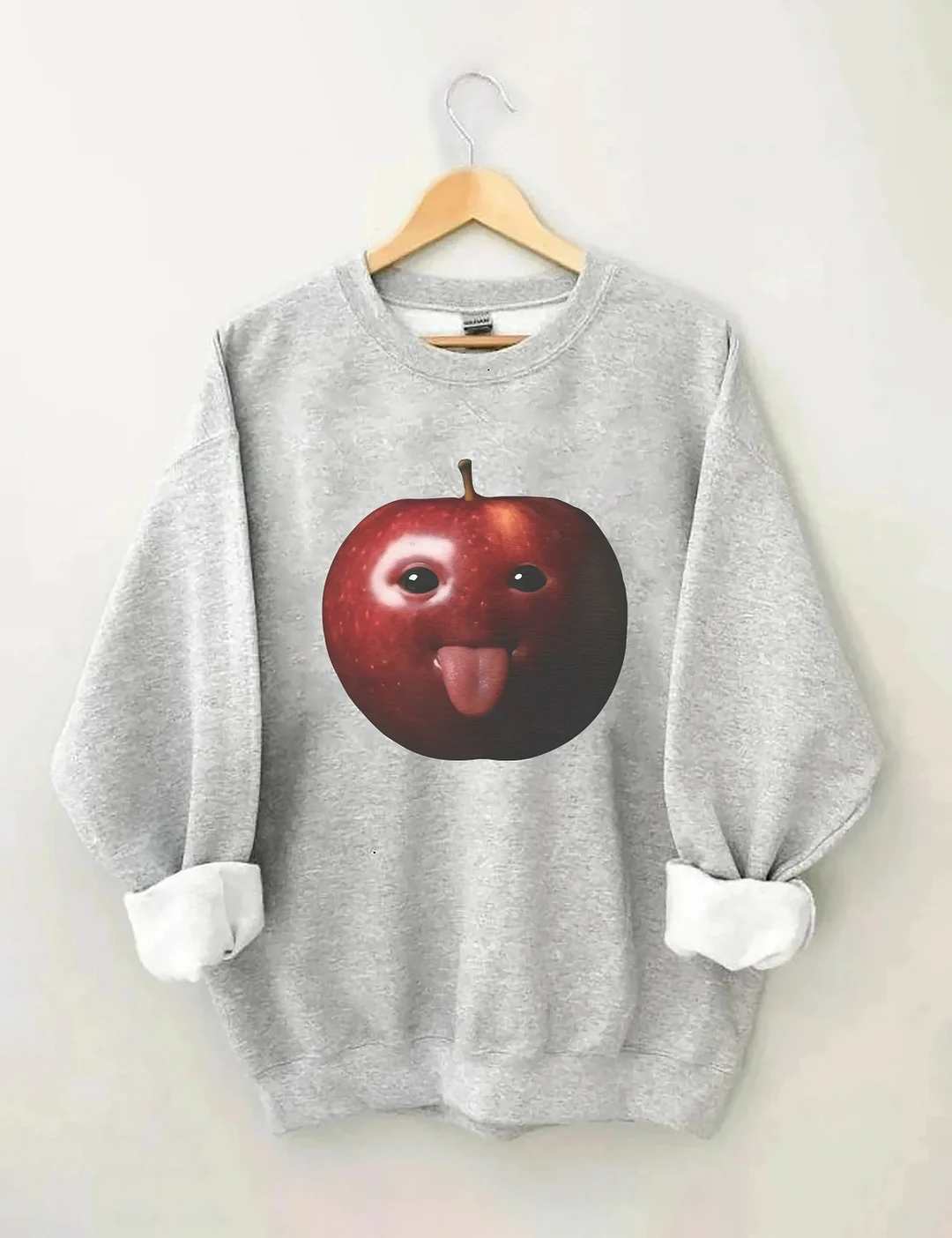 Silly AI Apple Meme Sweatshirt