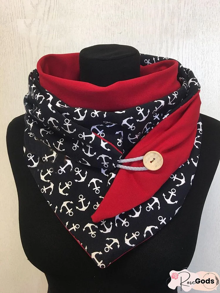 Anchor Casual Knitted Scarf and Shawl