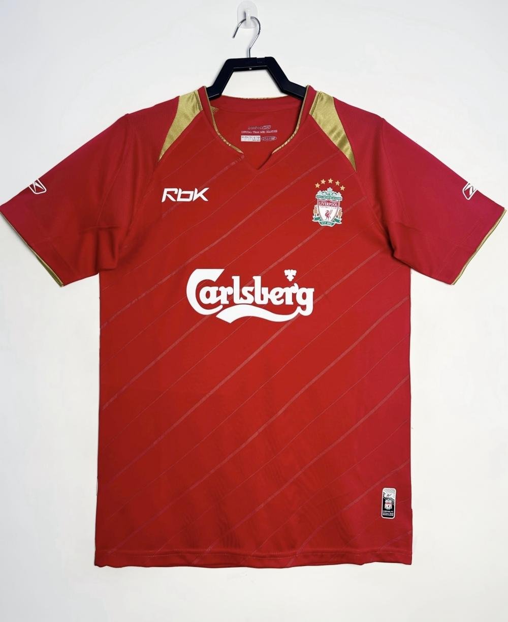 2005/2006 Retro Liverpool Home Football Jersey