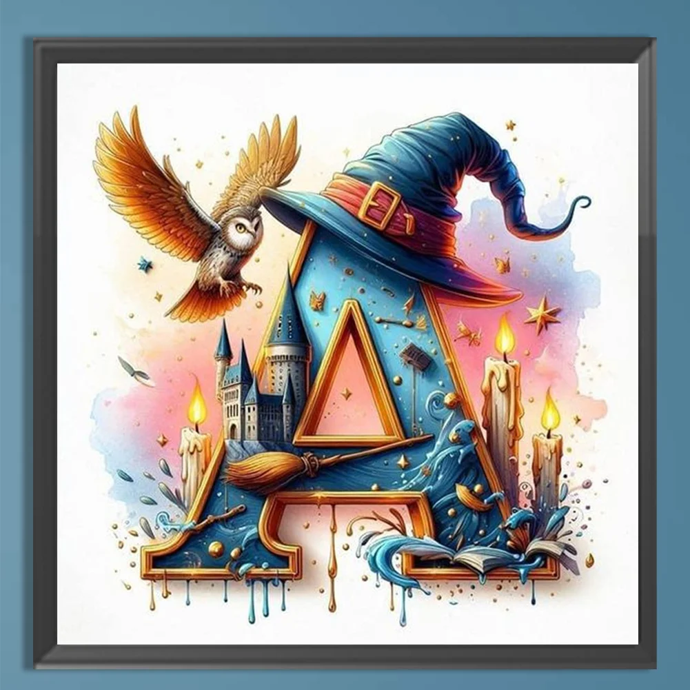 Diamond Painting - Full Square Drill - Harry Potter Letters(Canvas|35*35cm)