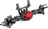 AMK Aluminum Alloy 1/10 RC Crawler AR44 SCX10 II 90047 90046 AX90060 Builders Kit Upgrade (Red Axle Set)