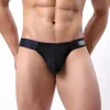 Men's Lace Mesh Bikini Low Rise Briefs Soft Breathable Underwear
