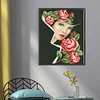 Flower Beauty- 9CT Full Beaded Cross Stitch Kit(38x49cm)