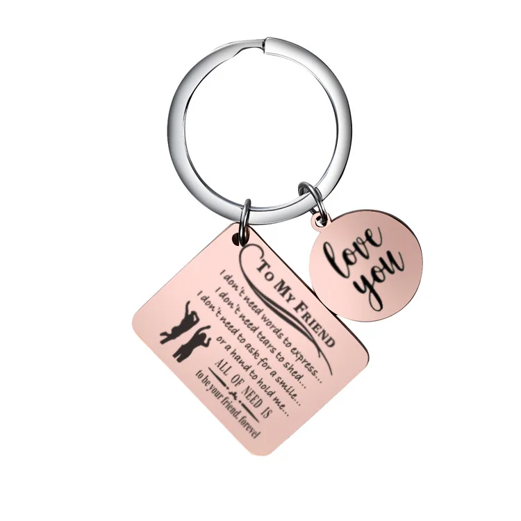 Back To School Keychain Personalized Message Keychain for Kids