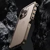 Punk style mechanical arm metal aluminum shockproof phone case for iPhone 16 15 14 13 Pro max Plus
