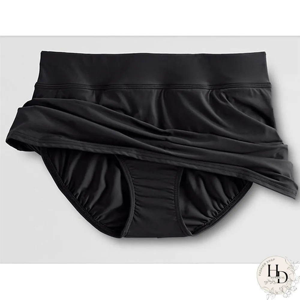 Summer Fashion Women Swimwear Skirted Swim Boardshort Bikini Bottoms Swimsuit Beach Skirt