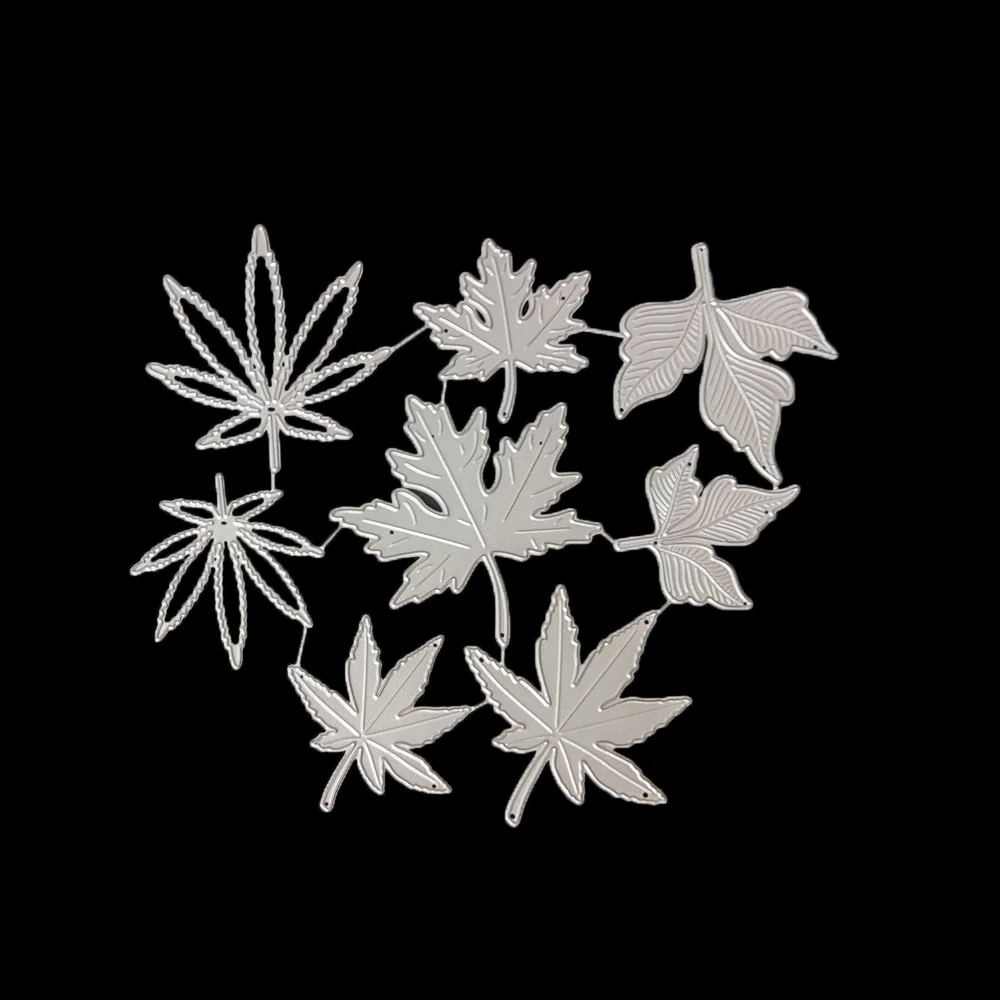 Athvotar Leaves Frame Metal Cutting Dies DIY Scrapbooking Photo Album Decorative Embossing Stencil Paper Card Crafts