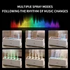 RGB Dynamic Pickup Humidifier Silent Dynamic Essential Oil Diffuser 900mL Household Multi-Nozzle Large Fog Volume Humidifier Desktop Decoration