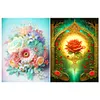 2Pcs Diamond Painting -DIY Round Drill Roses and Bouquets