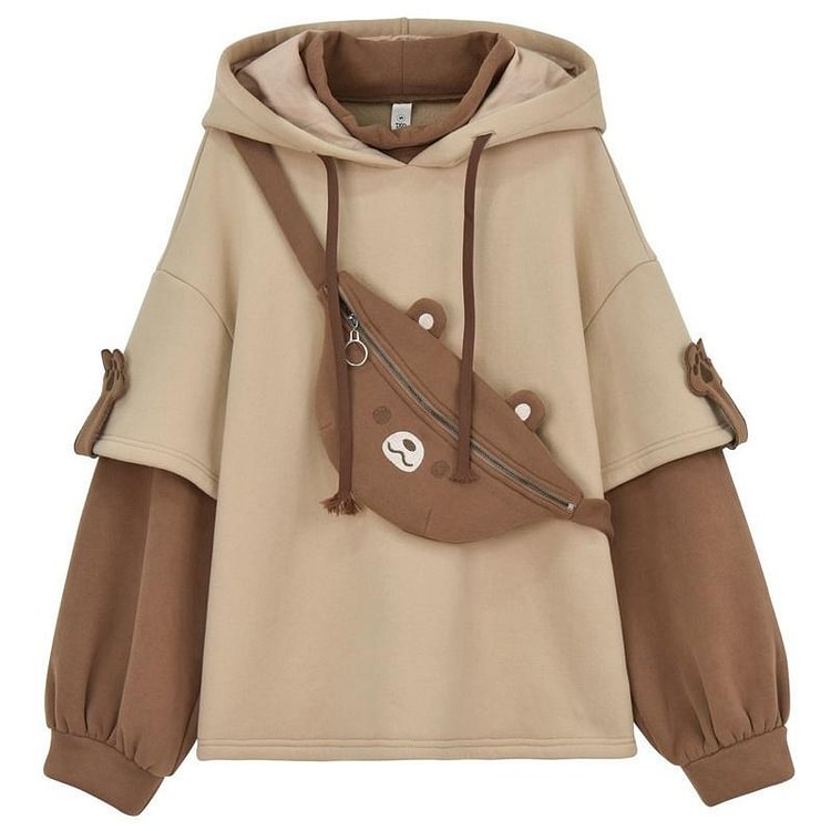 Brown Bear Hoodie