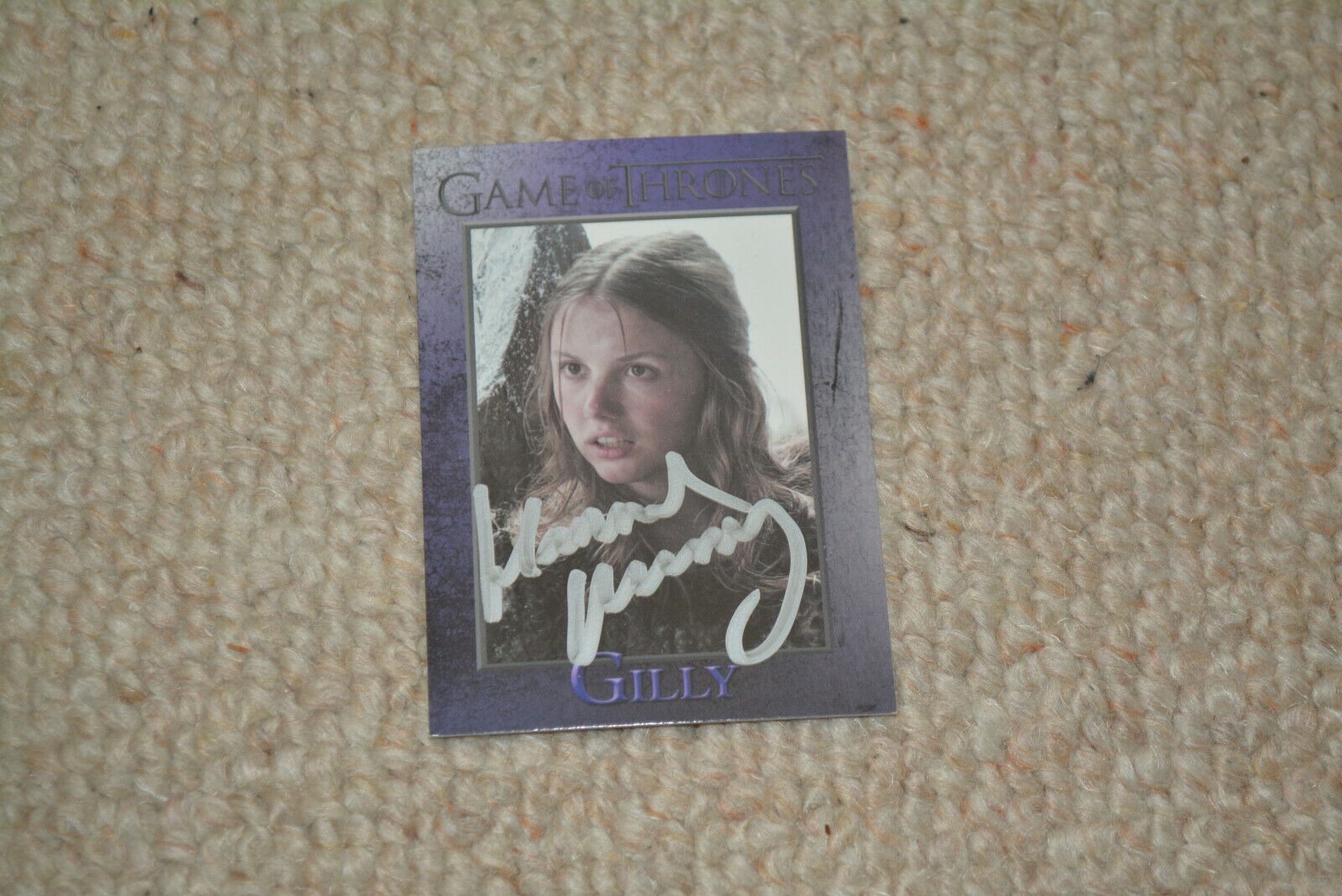 HANNAH MURRAY signed autograph In Person trading card GAME OF THRONES