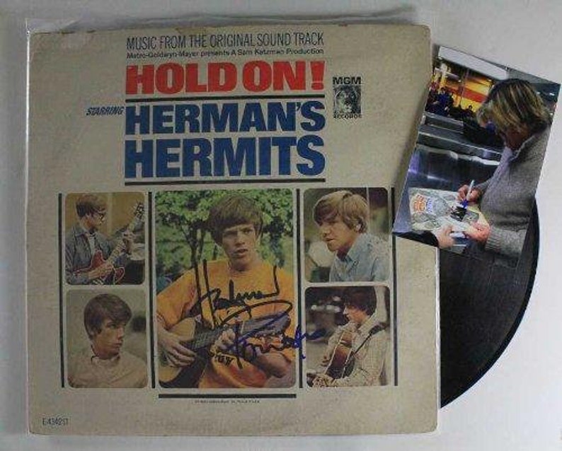 Peter Noone Autographed Herman's Hermits