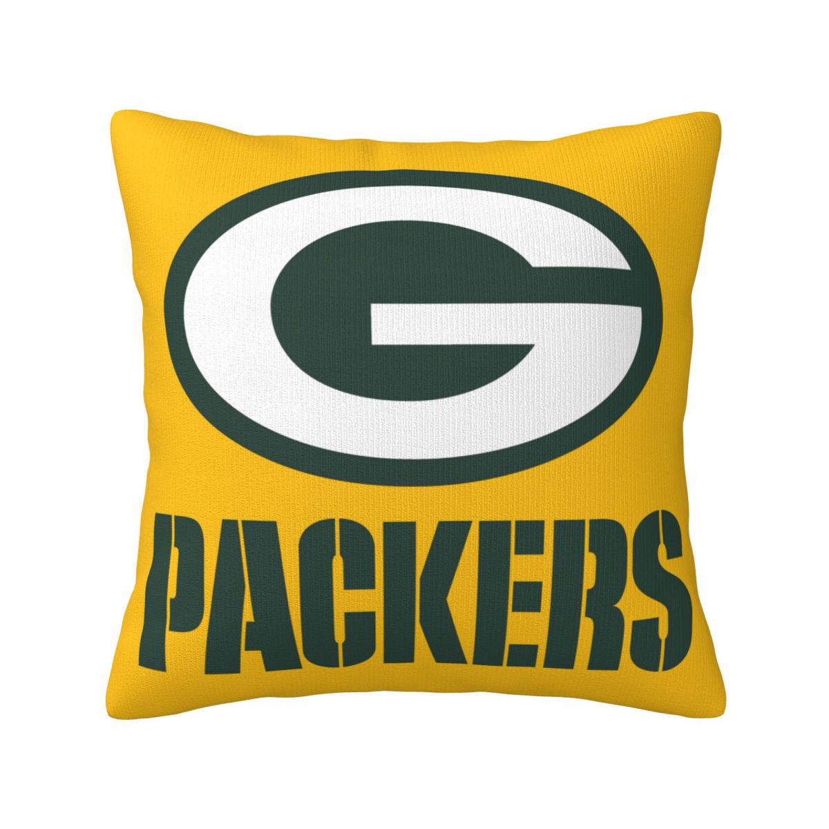 Green Bay Packers Yellow Throw Pillows 18 x 18 inch