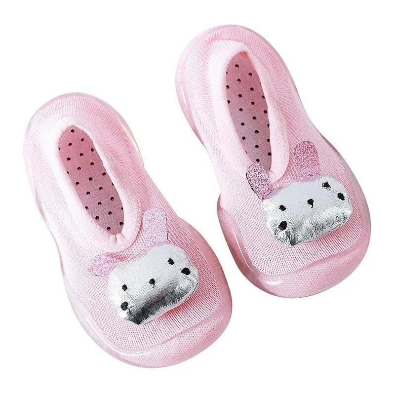 Toddler Baby Sock Shoes Kids Cartoon Soft Sole Rubber Shoes for Boys Socks Slipper Infant Baby Soft Anti-slip Shoes Baby Booties