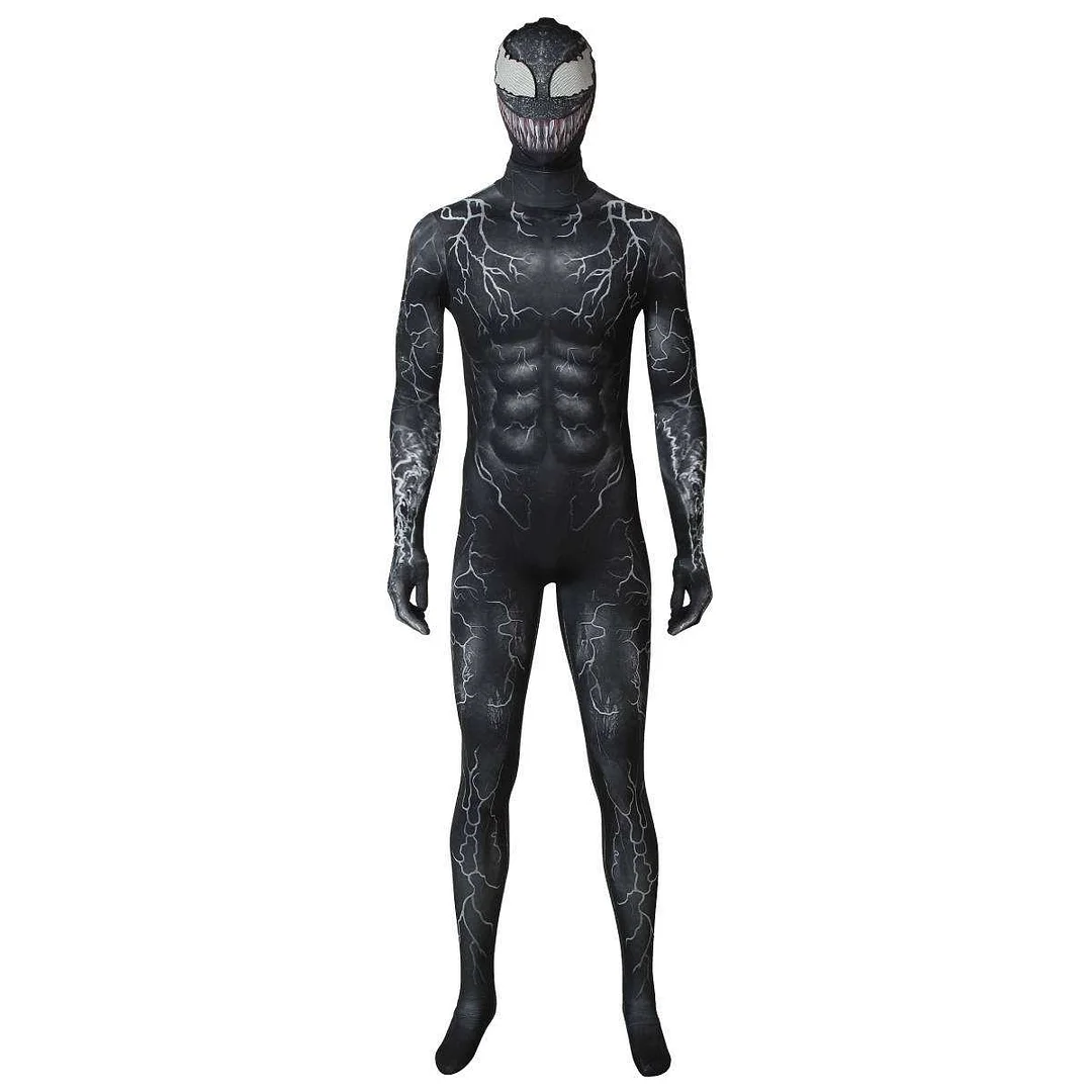 Venom Eddie Brock Halloween Costume Spideman Cosplay Jumpsuits