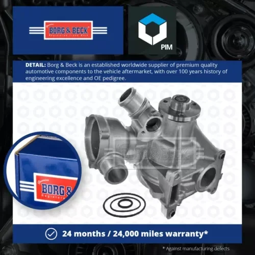 Water Pump fits MERCEDES 300 3.0 85 to 95 Coolant B&B 1032000401 1032001601 New Parts