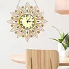 DIY Diamond Painting Special Shaped Art Clock Kits(Flower)