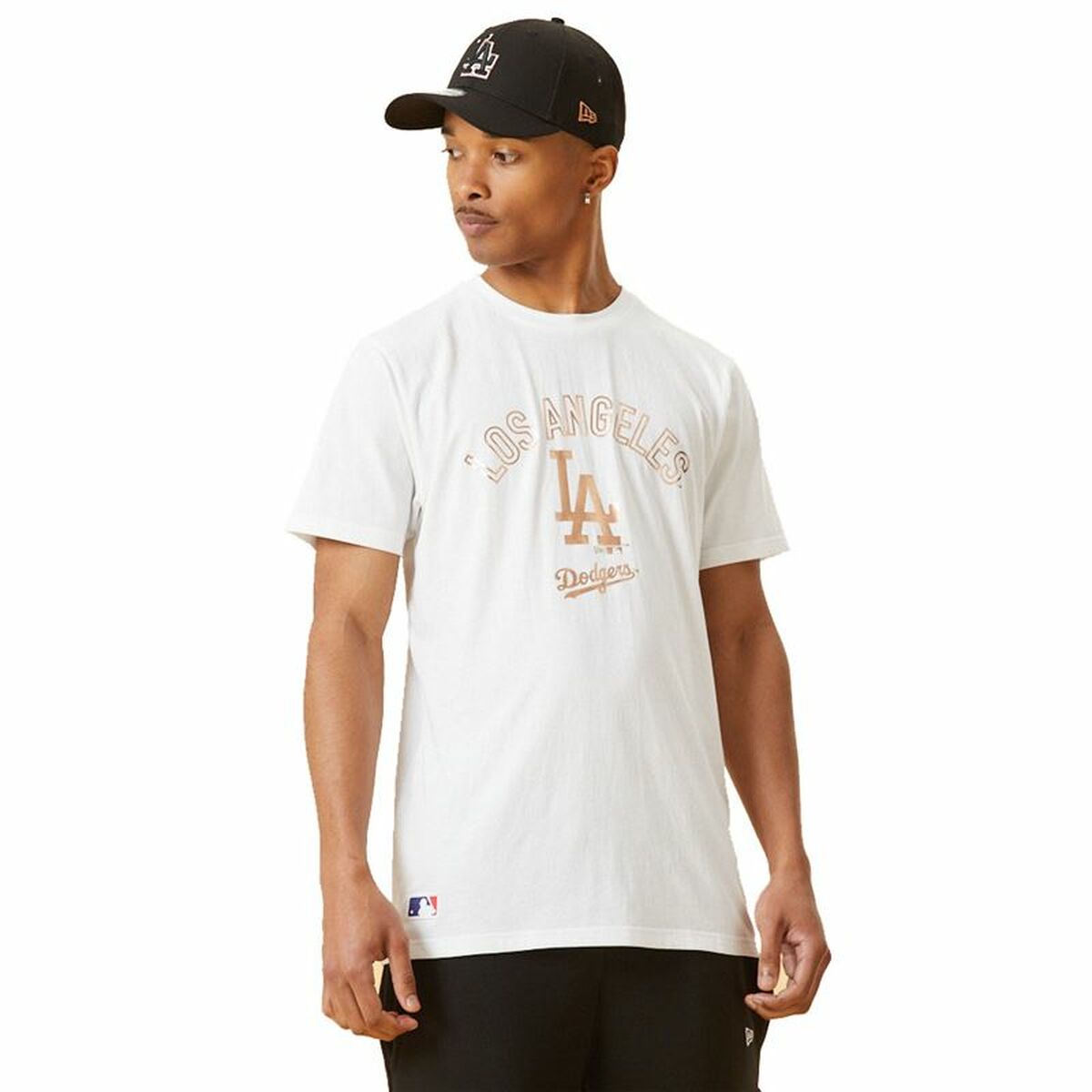 Men&rsquo;s Short Sleeve T-Shirt New Era MLB Metallic Grapich Print Dodger White - sale.kim -  endless selection of finest brands
