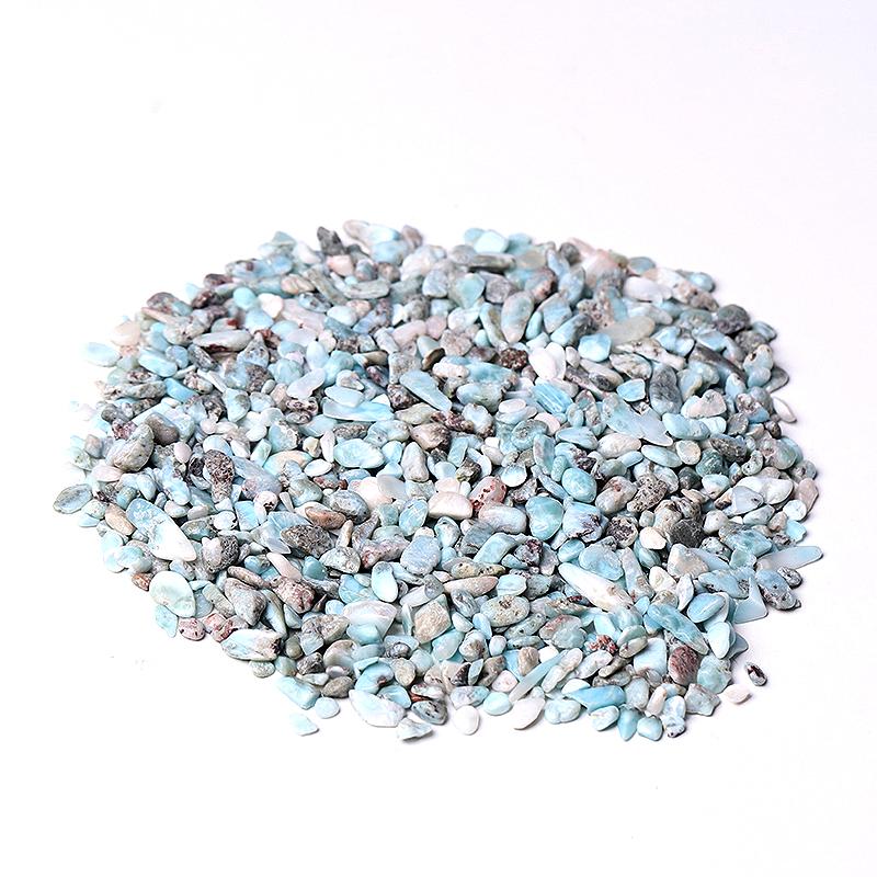 LARIMAR Crystal Chips - Small Crystals, Gemstones, Jewelry Making, Tum –  Throwin Stones