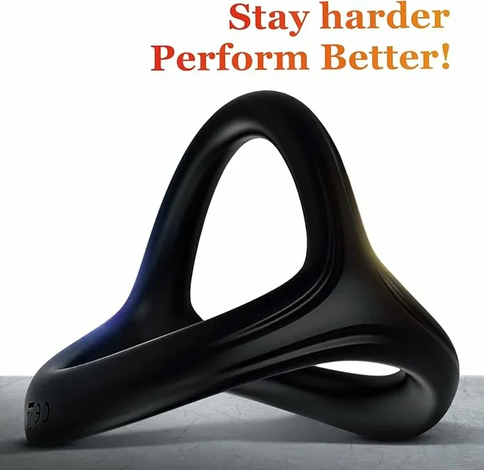 Silicone Sexual Ring Erection Enhancing Long Lasting  Y Training penis Ring with vibration function