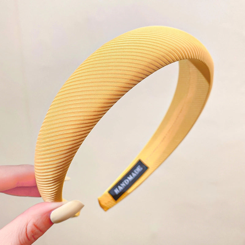 Korean Style Solid Macaroon Color Sponge Headband