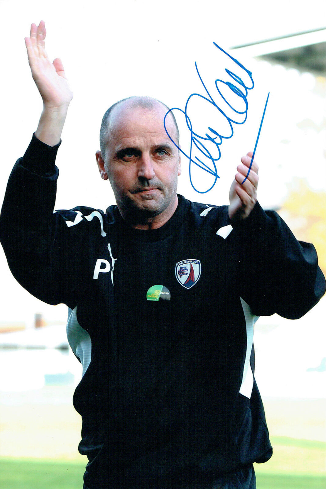 Paul COOK Signed Autograph 12x8 CHESTERFIELD Manager Photo Poster painting AFTAL COA