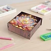 Diamond Painting Wooden Lotus 4 Slots Diamond Painting Storage Box for Adult Beginner