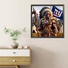 Indians nfl new york giants-round drill diamond painting-40*40cm