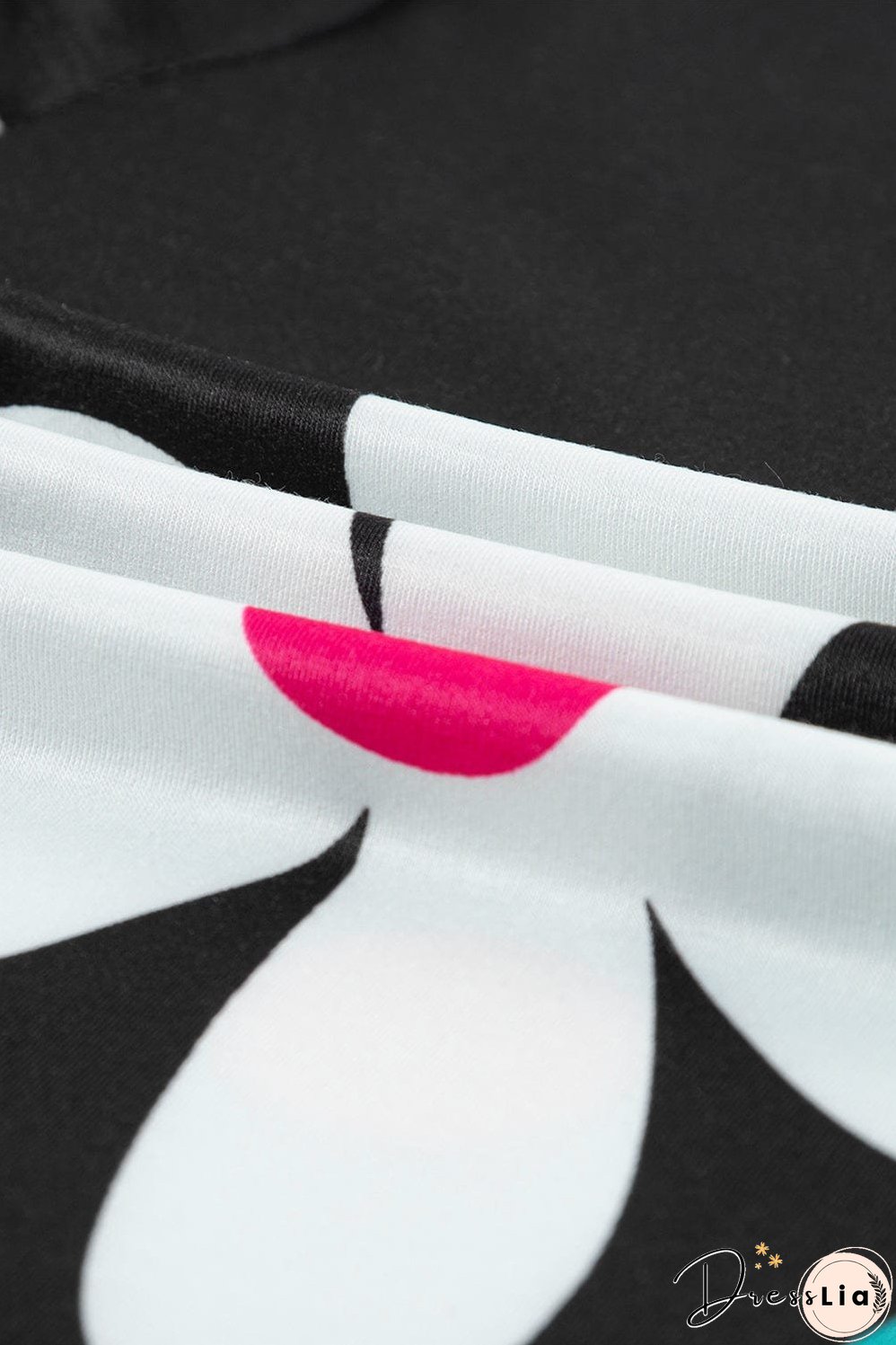 Black and White Floral Tee