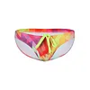 Men&rsquo;s Colorful Low-rise Briefs With Drawstring
