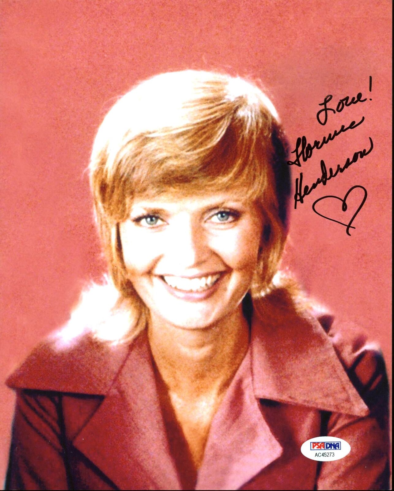 Florence Henderson The Brady Bunch Authentic Signed 8X10 Photo Poster painting PSA/DNA #AC45273