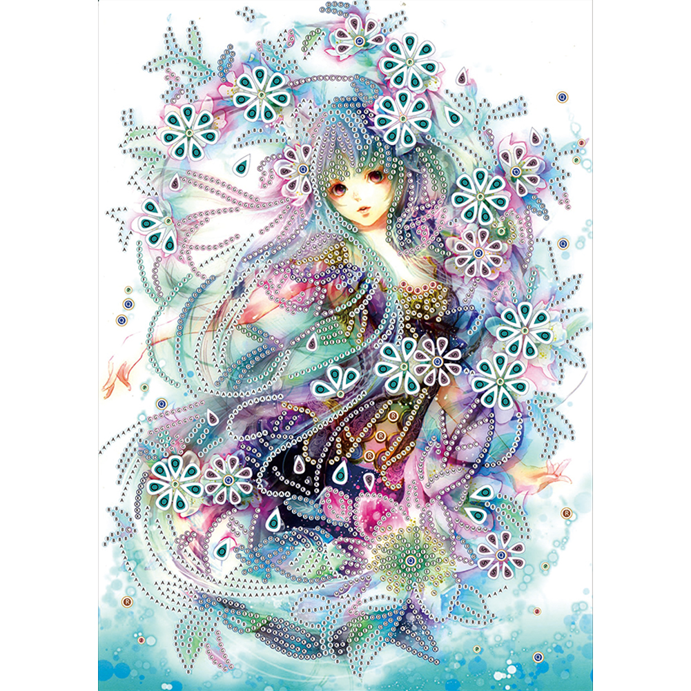 

Fairy Girl - Special Shaped Diamond Painting - 30*40CM, 501 Original