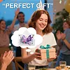DIY Purple Butterfly Diamond Painting Tissue Box