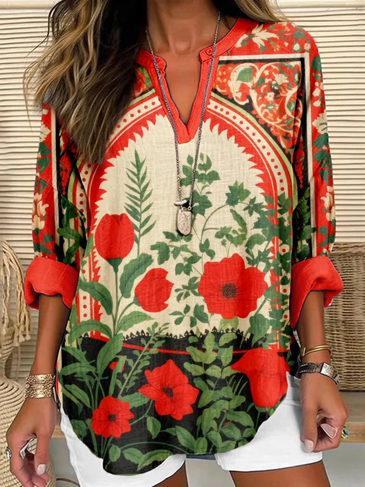 Liberation of Palestine Linen Blend Cozy Tunic