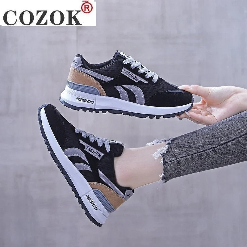 Women 2021 Spring New Wild Forrest Shoes Breathables Sneakers Student Casual Shoes Comfortable Running Shoes Sneakers Women