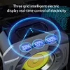 COB LED Outdoor Work Light USB Rechargeable Flashlight for Car Repair (Black)