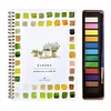 Watercolor Workbook 12 Colors Watercolor Paint Set with Paint Brush for Beginner