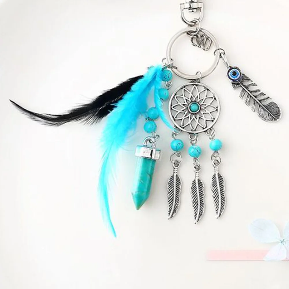 Alloy Aesthetic Key Chain with Tassel Bag Pendant for Women Car Key Purse Wallet