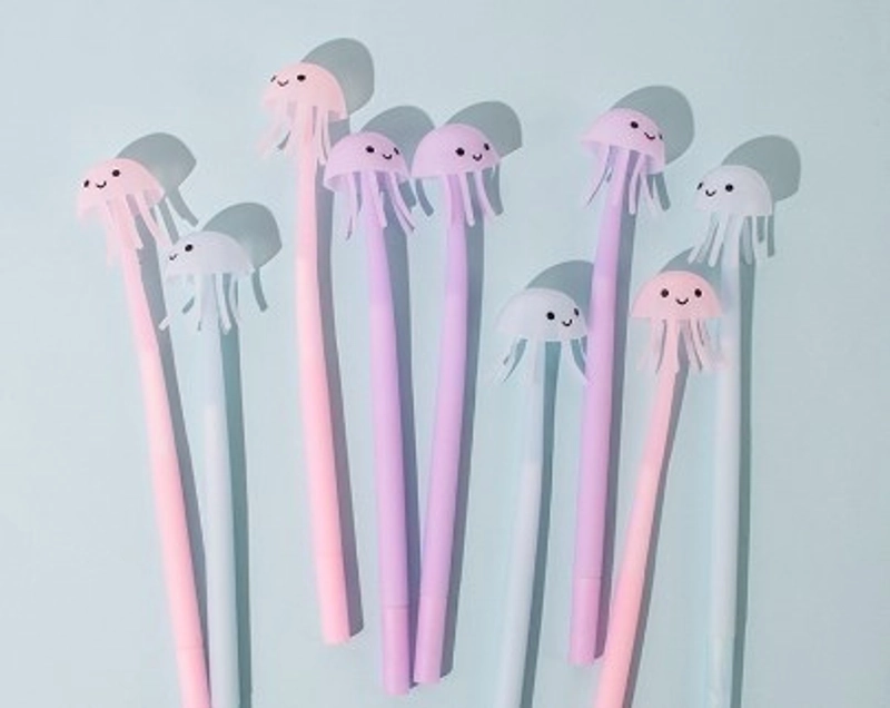 1 Piece Animal Class Learning Daily Mixed Materials Cute Gel Pen