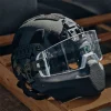  NIJ IV MICH Tactical Ballistic Helmet With Bulletproof Glass Face Shield And Chin Guard