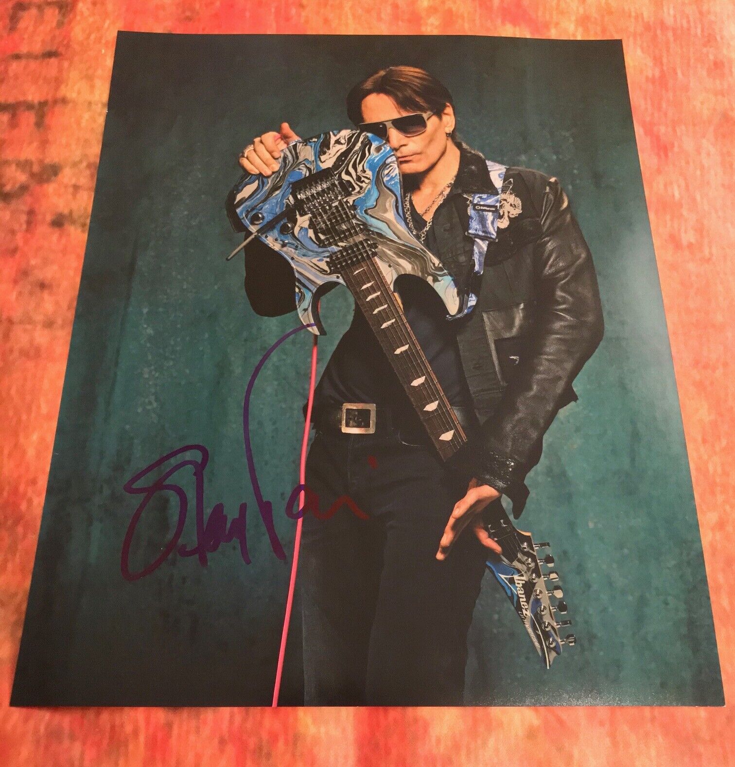 GFA G3 World Top Guitarist * STEVE VAI * Signed 11x14 Photo Poster painting PROOF S6 COA